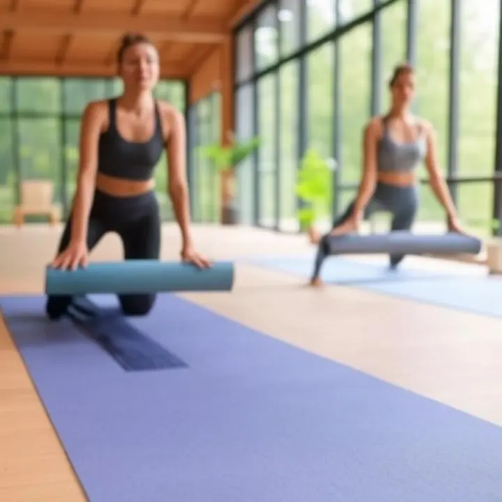 Világos, nyugodt jóga stúdió tér a Zen Magyarban